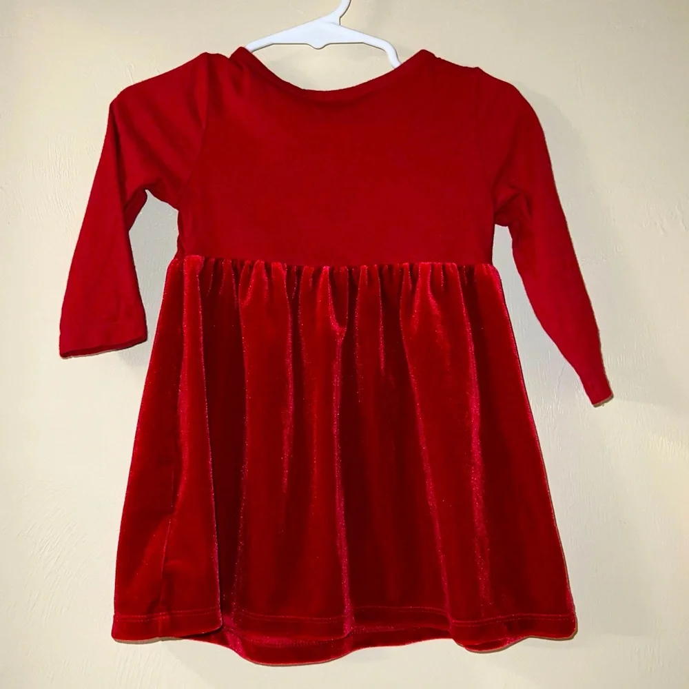 New M Monogram Christmas Dress